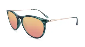 Knockaround Slate Tortoise Shell / Rose Gold Mary Janes Unisex Polarized Sunglasses