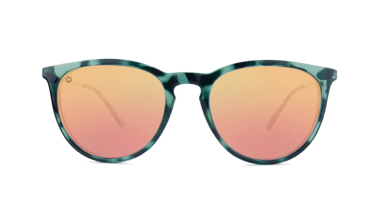 Knockaround Slate Tortoise Shell / Rose Gold Mary Janes Unisex Polarized Sunglasses