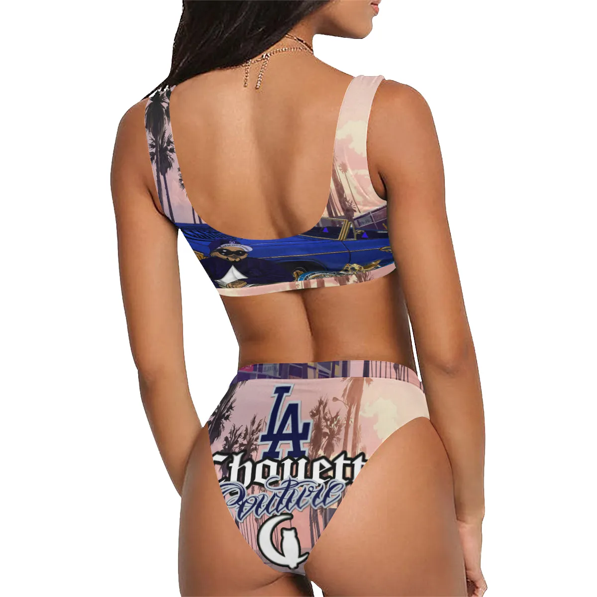 LCC WESTCOAST Sport Top & High-Waisted Bikini Swimsuit