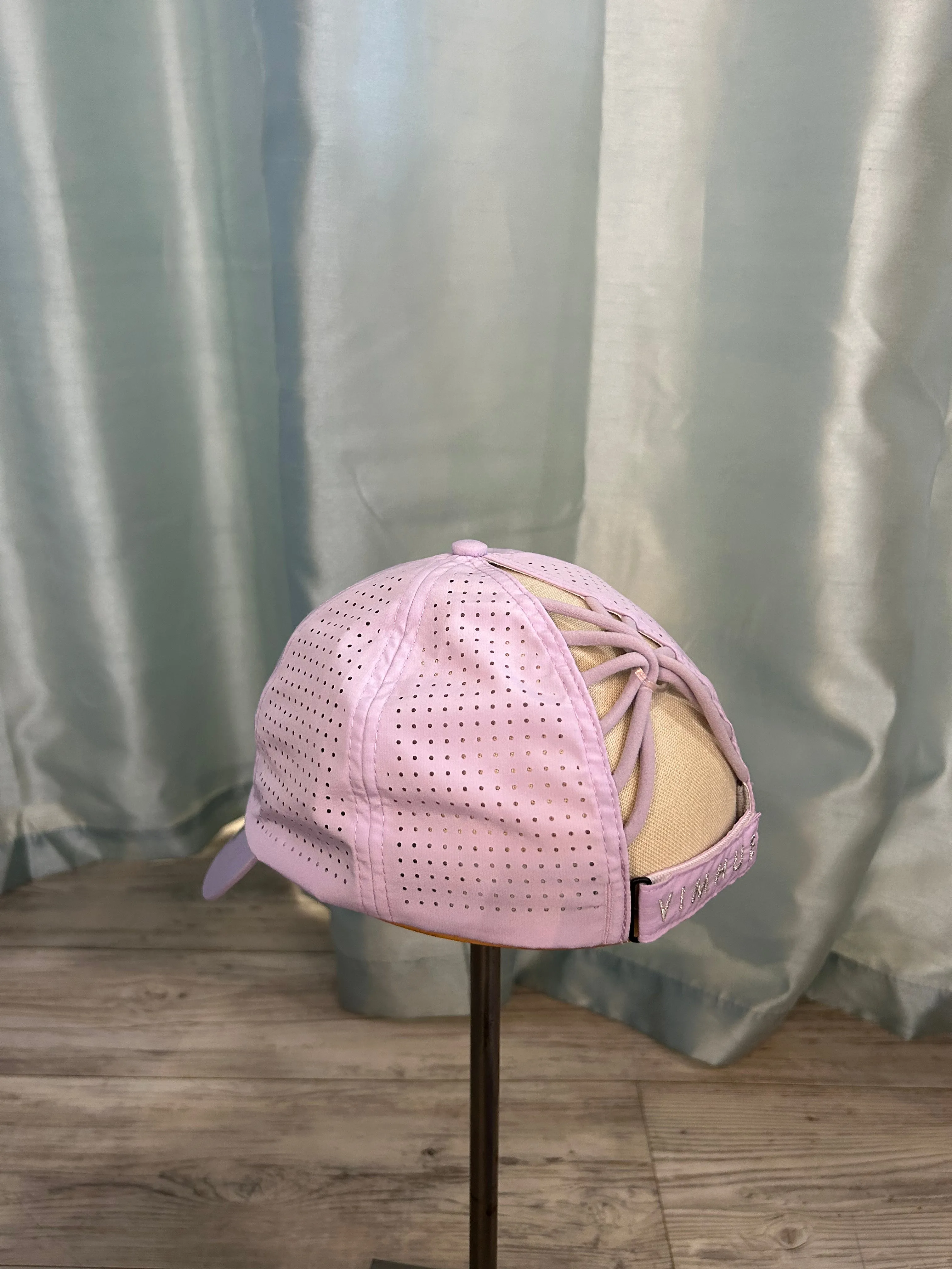 LOVE TENNIS TUCK-IN STRAP HAT- LAVENDER