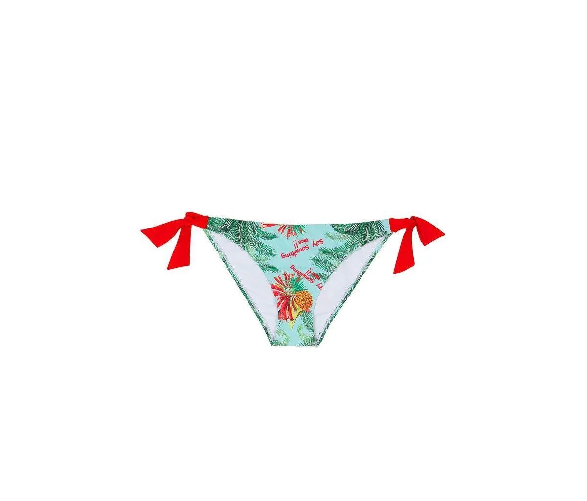 Luha Tropical Bandeau Bikini Top and Bottoms Desigual Style 52M20A8 and 52M20A9