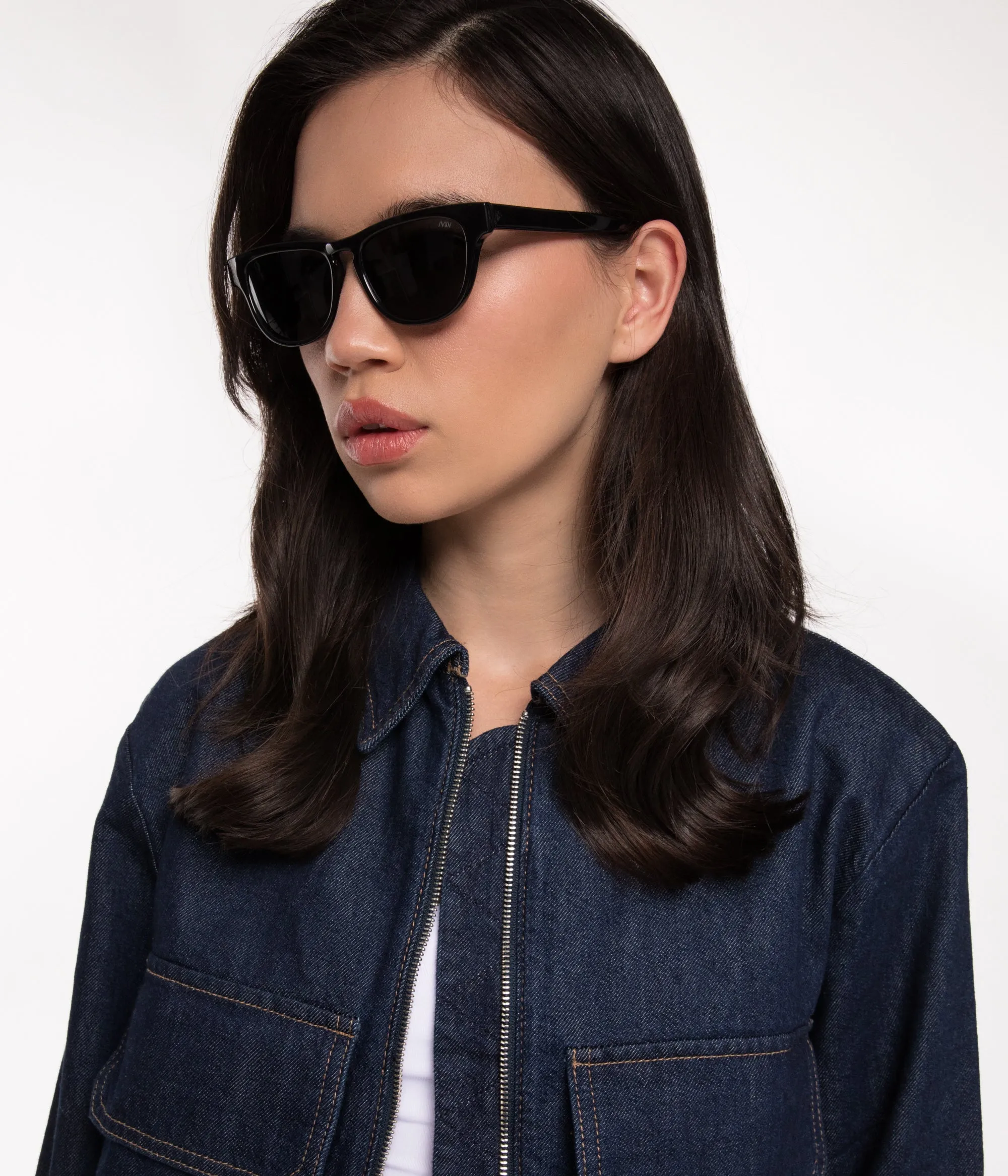 MAXI Black Wayfarer Sunglasses