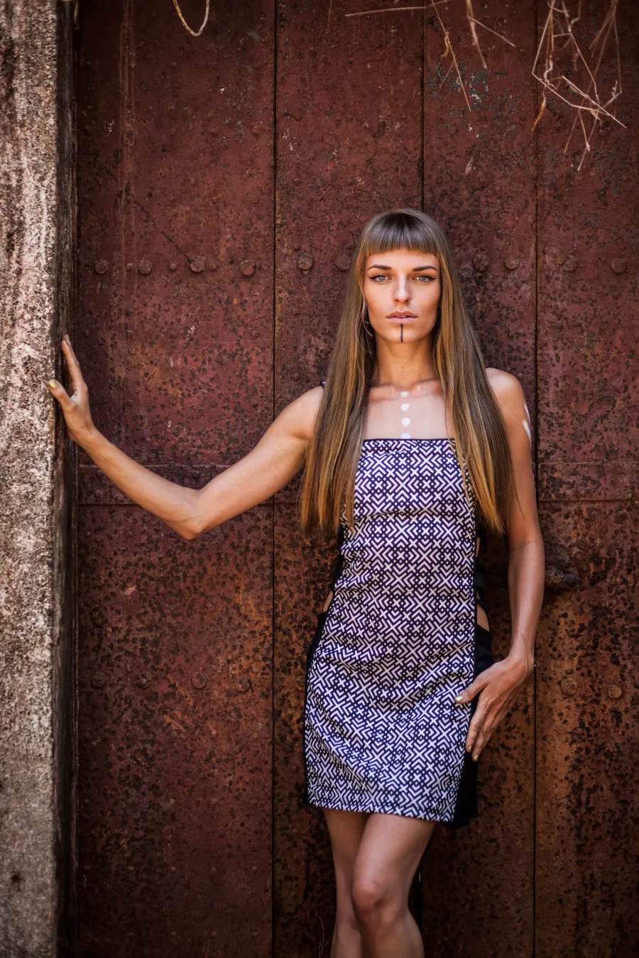 Open-side dress