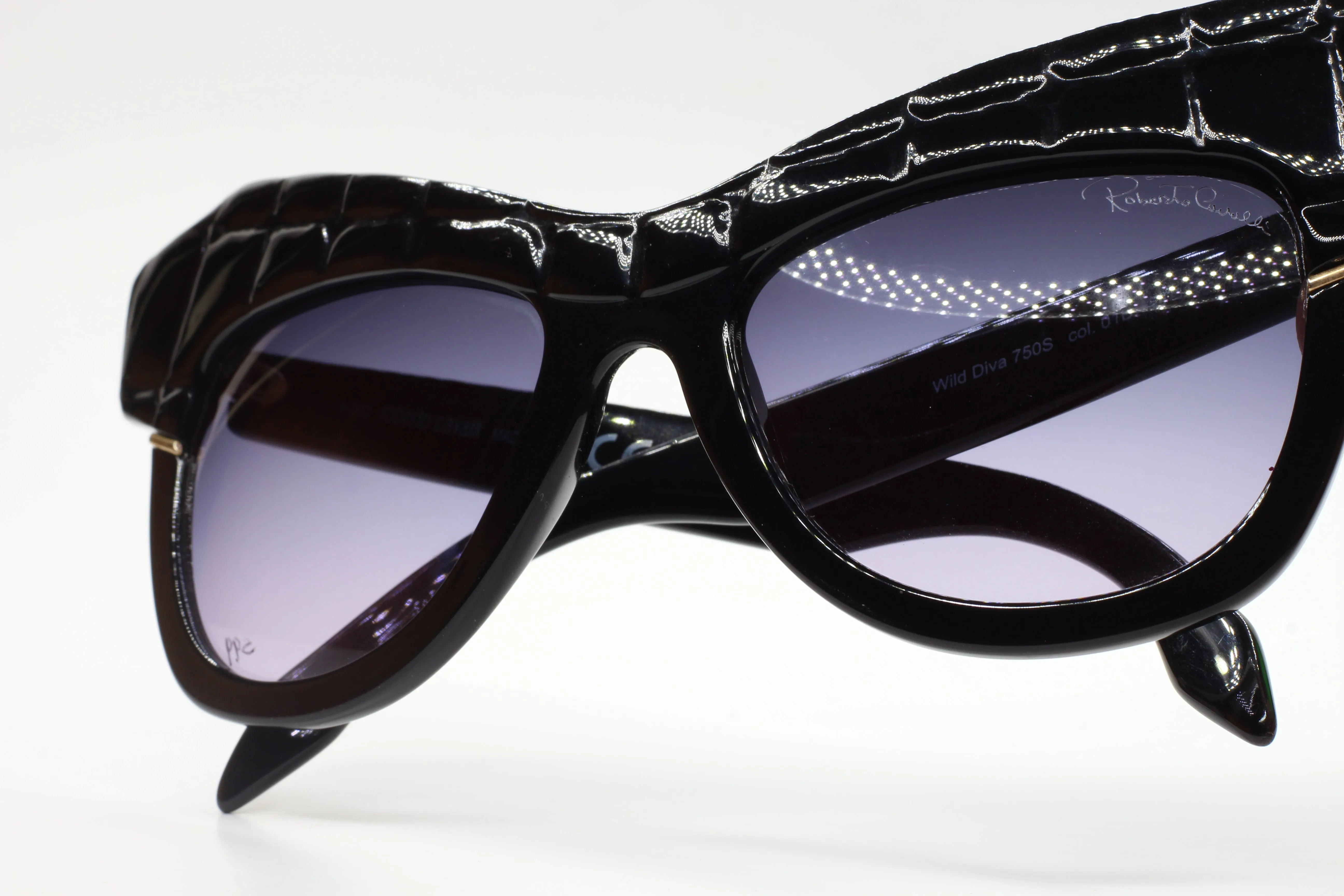 Roberto Cavalli RC750S 01B Black Glossy Sunglasses -Wo