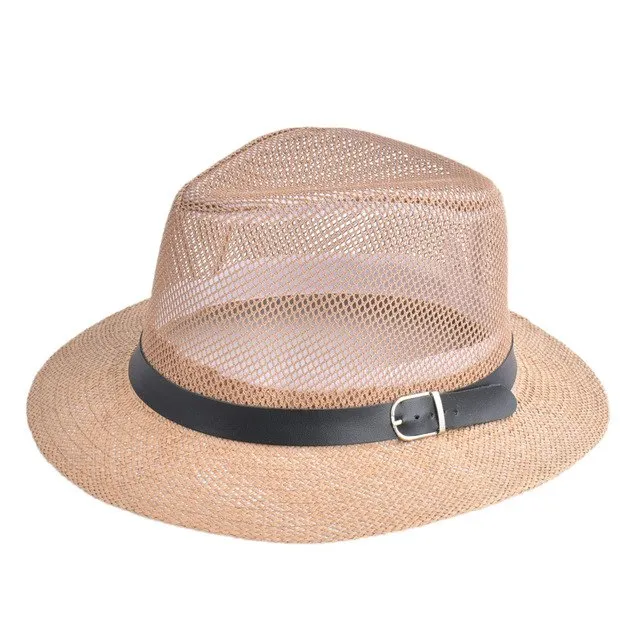 Sidiou Group Spring Summer Hats For Women Sun Cap Hollow Out Wide-Brim Fedora Hats