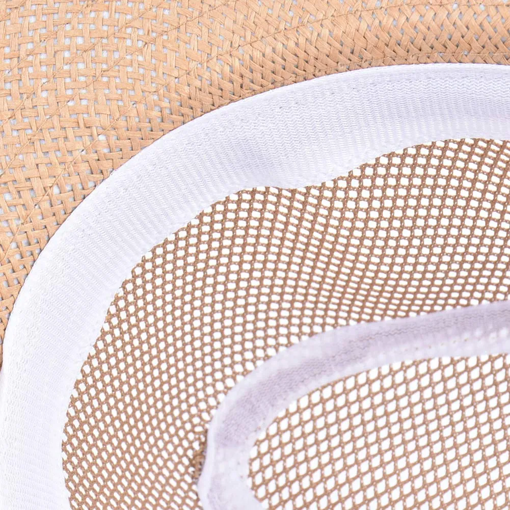Sidiou Group Spring Summer Hats For Women Sun Cap Hollow Out Wide-Brim Fedora Hats