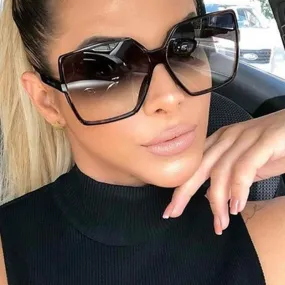 Square Oversized Sunglasses for Women Colorful Sunglasses for Women