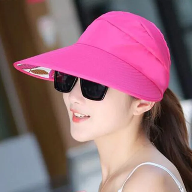 Sun Hats for Women Summer Hat Canvas Beach Hat UV Protection Cap Visors Adjustable Velcro Fishing Panama Chapeu gorra MZ008