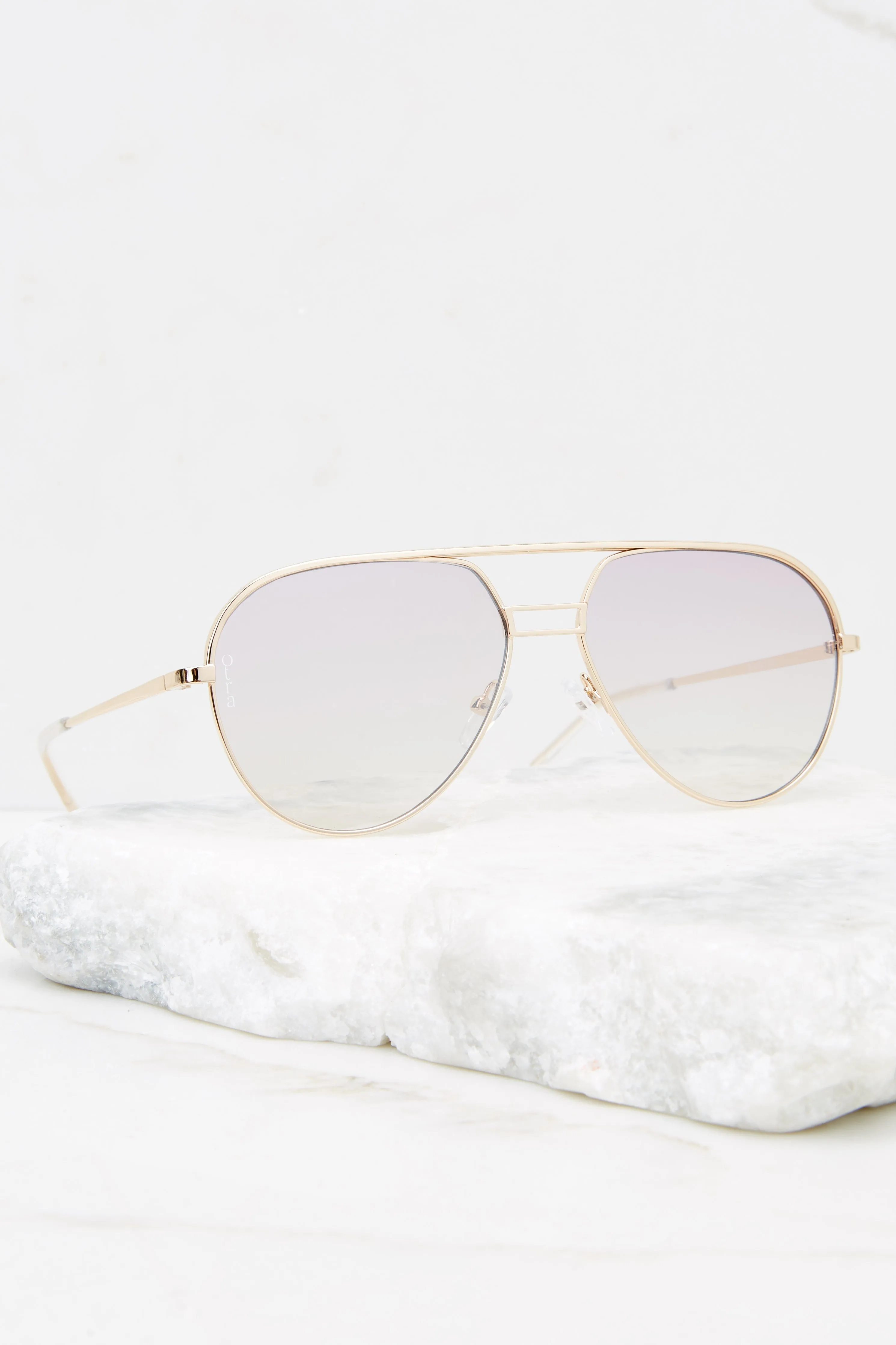 Transit Small Gold Pink Sunglasses