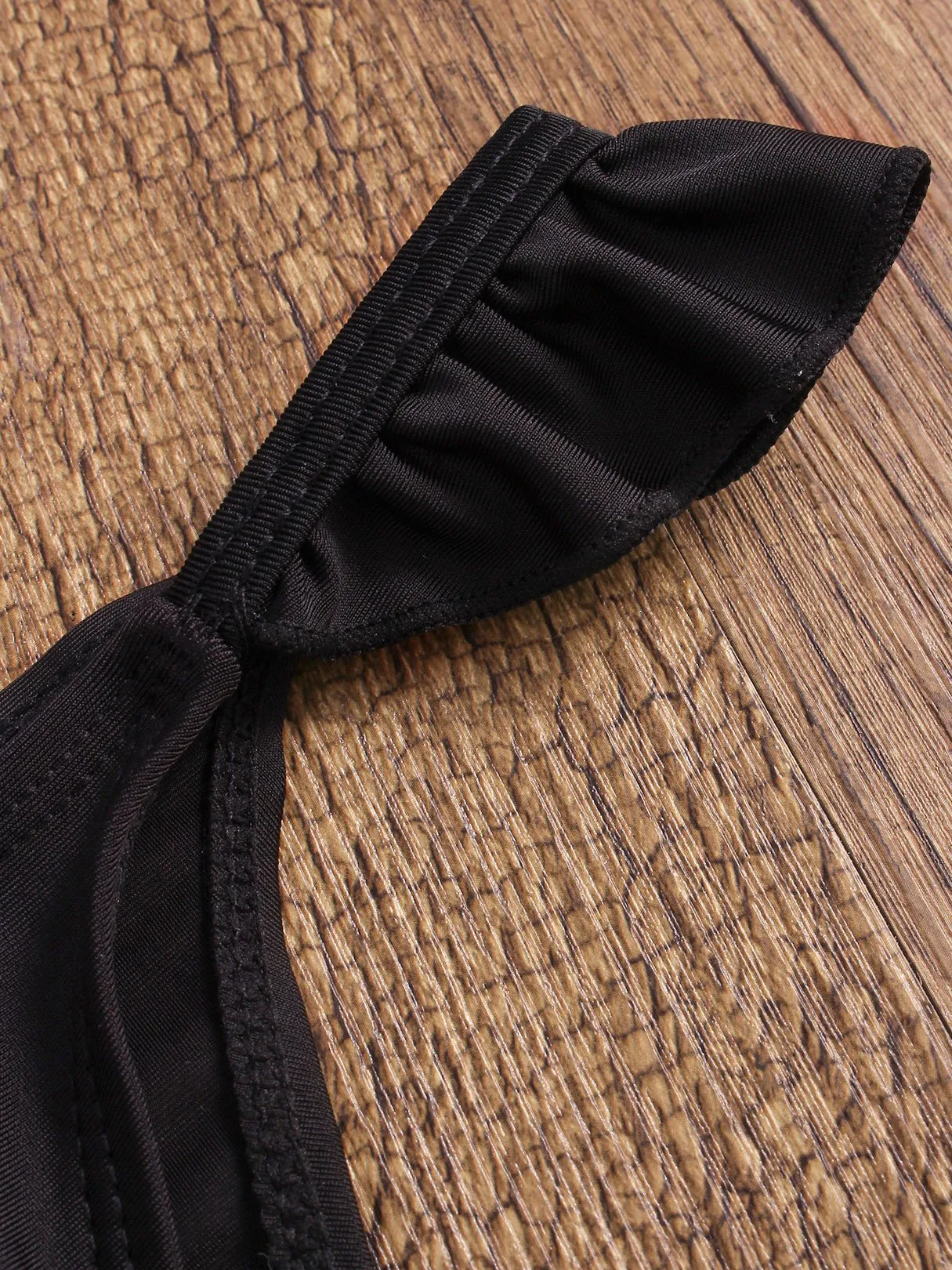 Wholesale Black Sleeveless Two Piece Bikinis