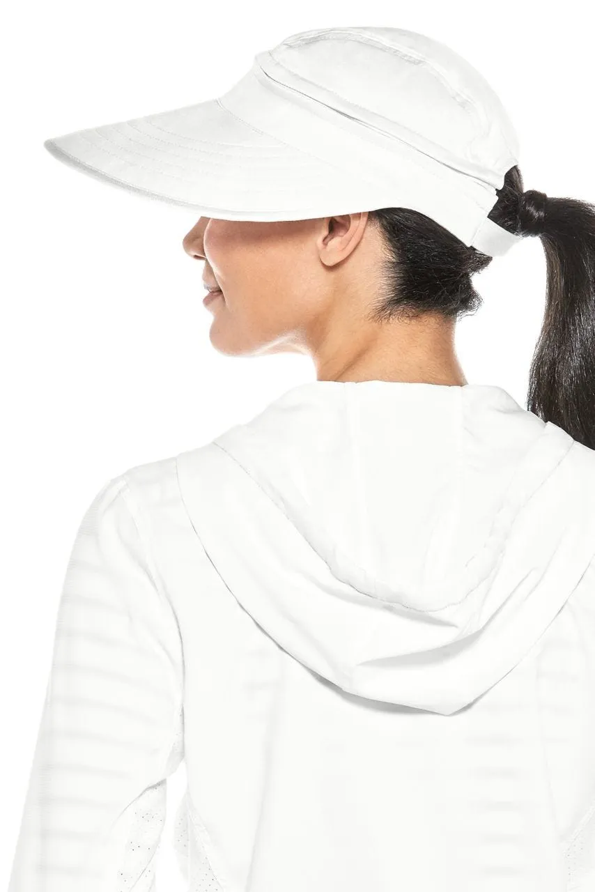 Women's Bel Aire Zip-Off Sun Visor  |  White