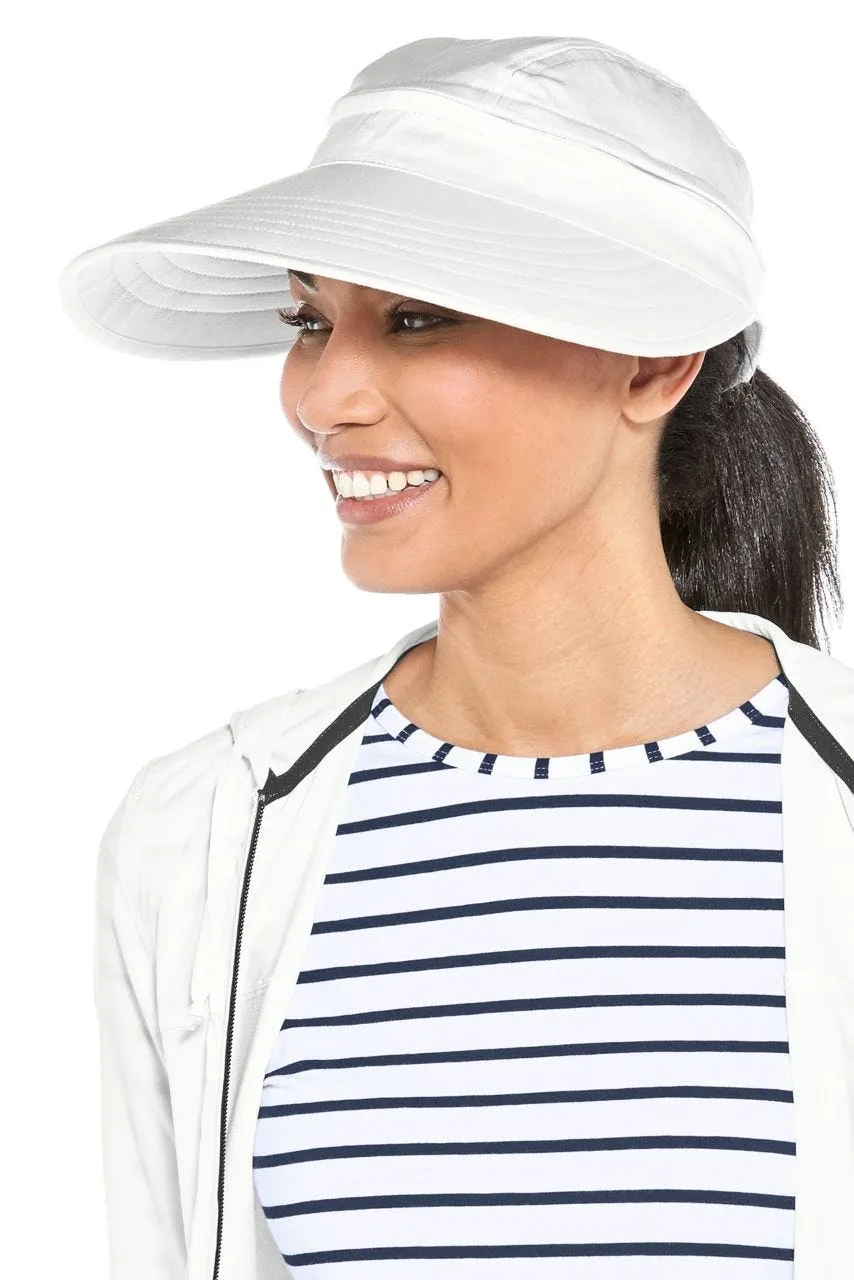Women's Bel Aire Zip-Off Sun Visor  |  White
