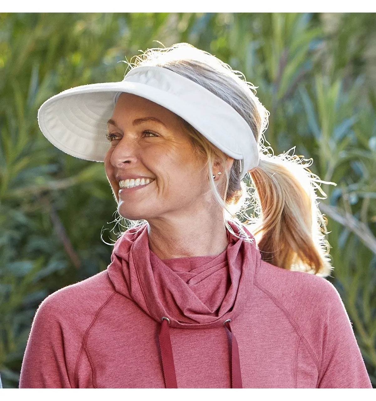 Women's Bel Aire Zip-Off Sun Visor  |  White