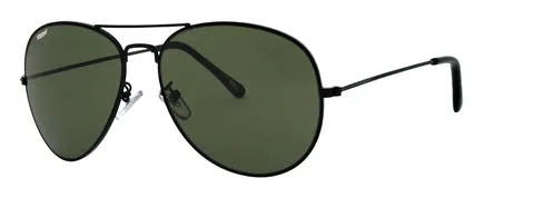 ZIPPO SUNGLASSES GLOSSY BLACK/GREEN G15